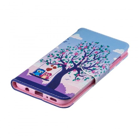 Housse Samsung Galaxy A70 Hiboux Sur La Balancoire Housse Samsung Galaxy A70 Hiboux Sur La Balancoire