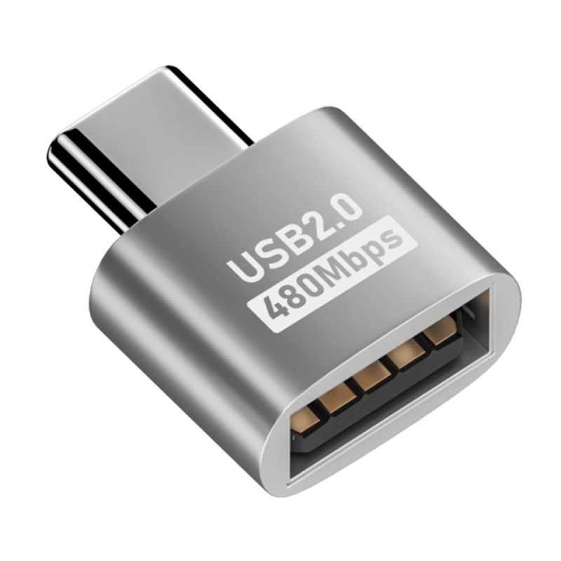 Adaptateur USB-C Mâle vers USB 2.0 Femelle pour MacBook