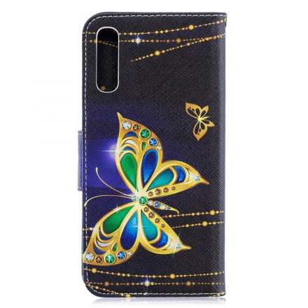 Housse Samsung Galaxy A70 Papillon Magique