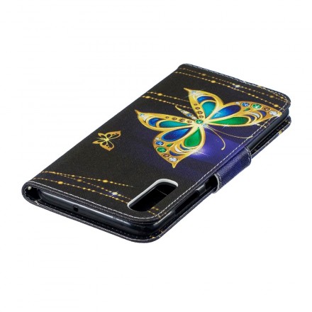 Housse Samsung Galaxy A70 Papillon Magique