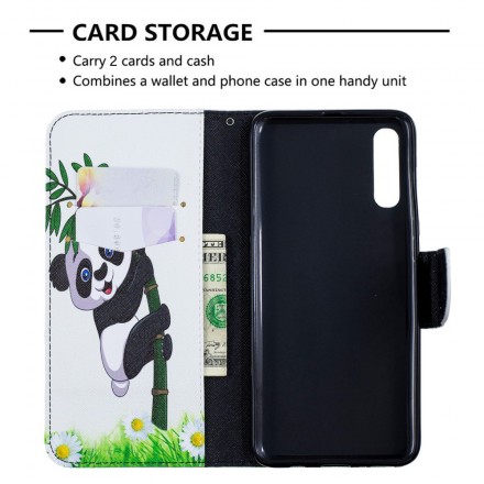 Housse Samsung Galaxy A70 Panda Sur Le Bambou Housse Samsung Galaxy A70 Panda Sur Le Bambou