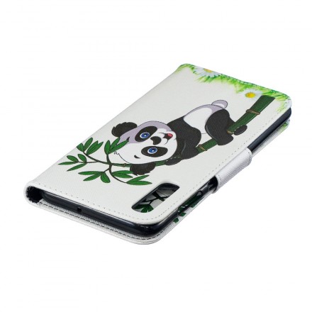 Housse Samsung Galaxy A70 Panda Sur Le Bambou Housse Samsung Galaxy A70 Panda Sur Le Bambou