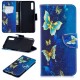 Housse Samsung Galaxy A70 Papillons Dorés