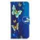 Housse Samsung Galaxy A70 Papillons Dorés
