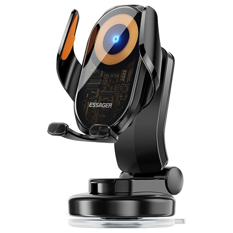 Support de Charge Sans Fil 15W pour Voiture Rotation 360°