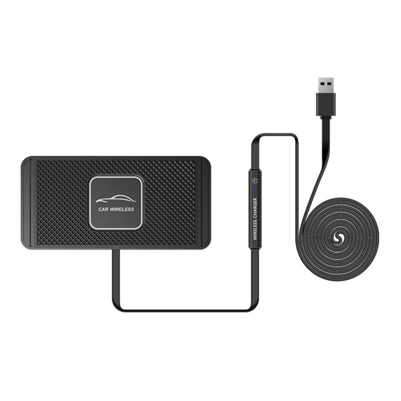 Pad de Charge Sans Fil Voiture 15W Antidérapant