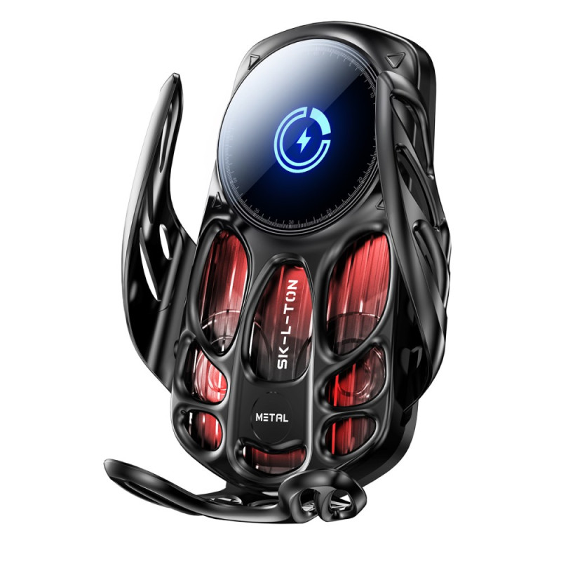 Support Voiture 15W Ajouré avec Lumière d'Ambiance