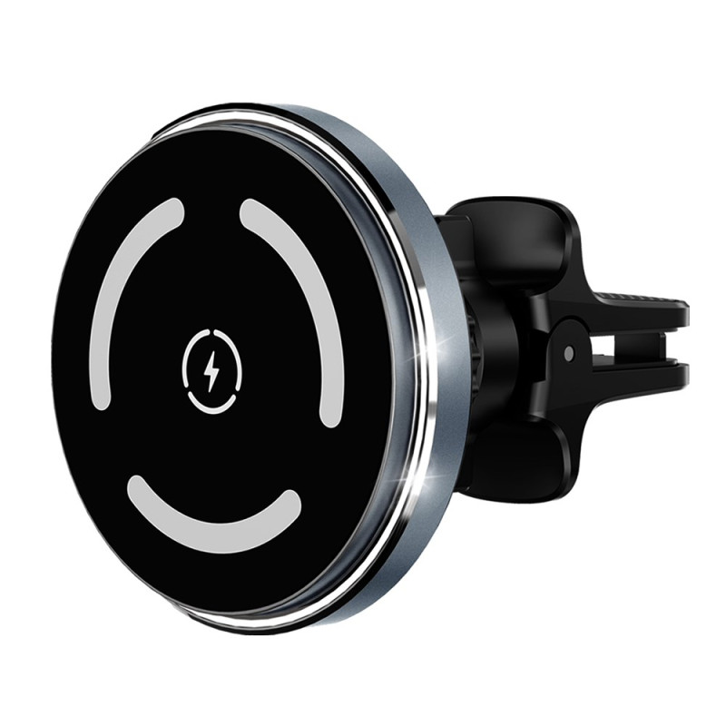 Support Téléphone Magnétique 15W avec Lumière d'Ambiance