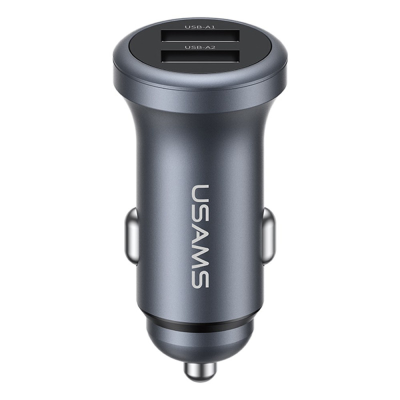 Mini Chargeur Voiture Double USB 2.4A USAMS