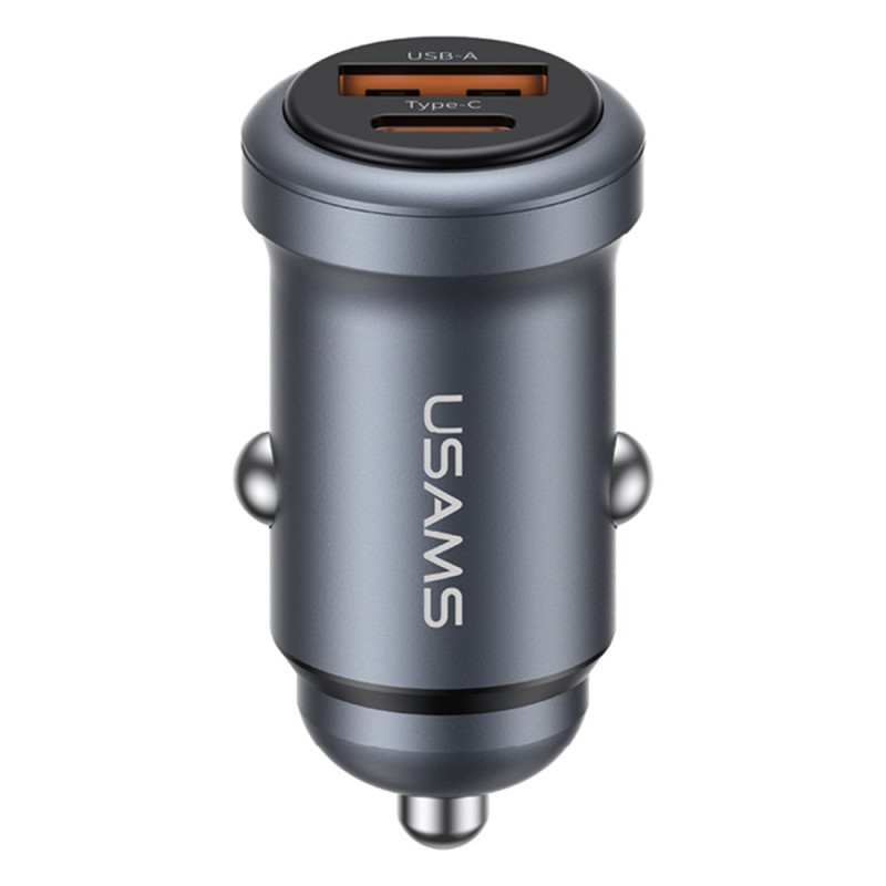 Chargeur Voiture 30W Double Port USB-A/C USAMS