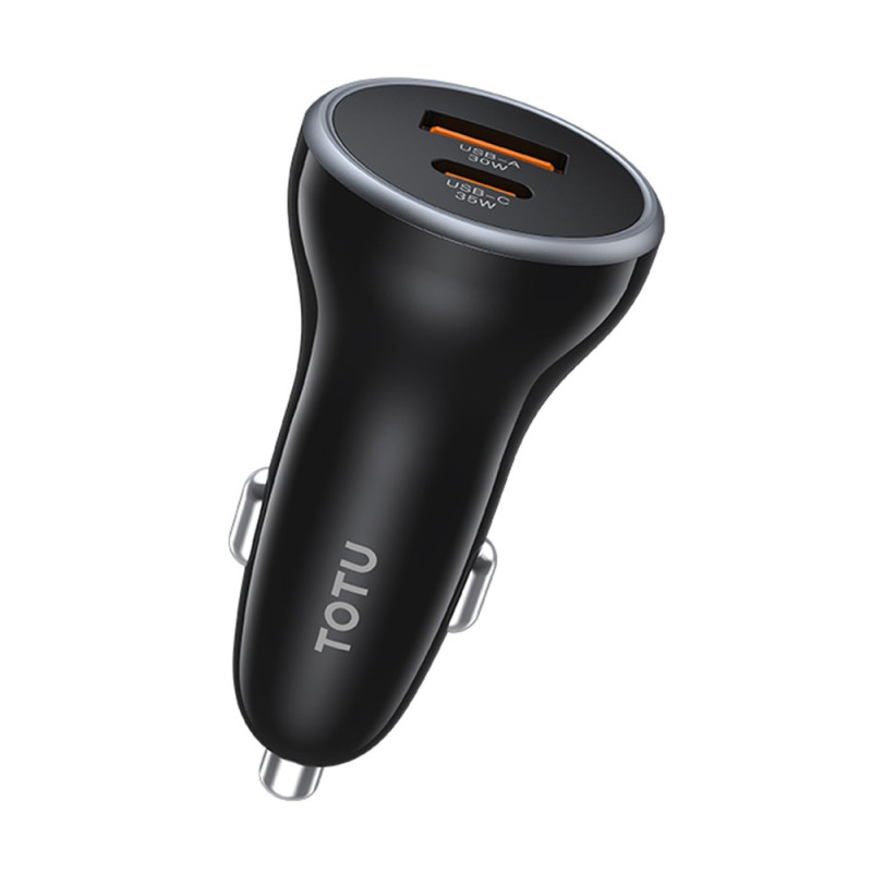 Chargeur Voiture 65W Double Port USB-C/A TOTU
