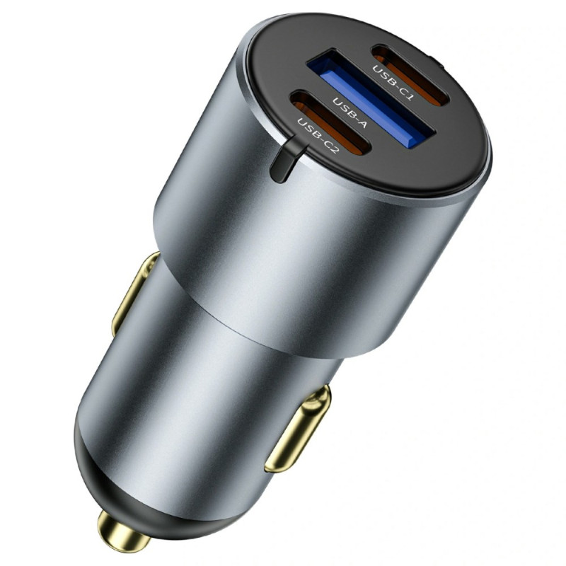 Chargeur Voiture 60W Triple Port PD (2C + 1A) WIWU