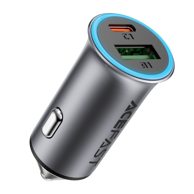 Chargeur Allume-Cigare 95W Dual Port USB-A et USB-C ACEFAST