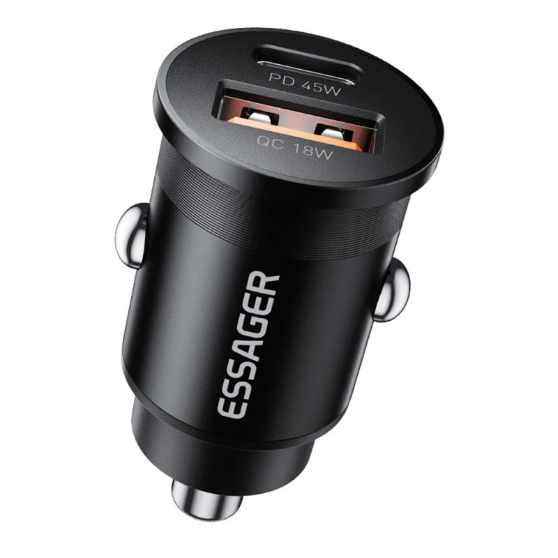 Chargeur Voiture 45W Double Port USB-A/C ESSAGER
