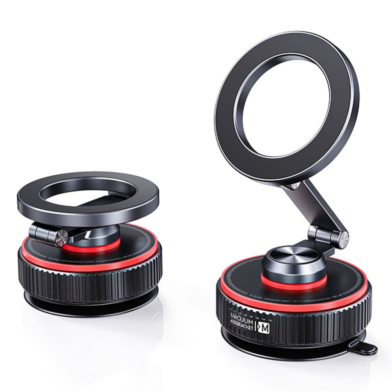 Support Magnétique 720° Ventouse à Vide Triple Axe