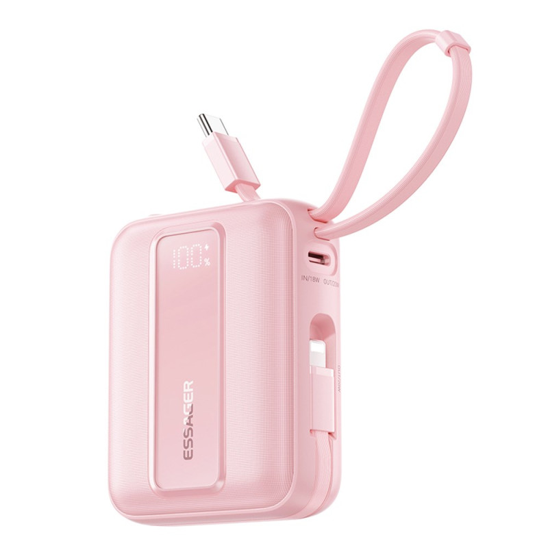 Batterie Externe 10000mAh 22.5W Charge Rapide Affichage Digital ESSAGER
