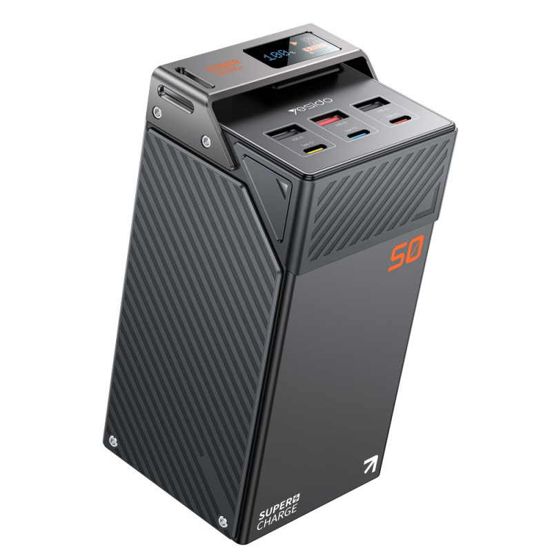 Batterie Externe 50000mAh 6 Ports Charge Rapide Affichage Digital YESIDO