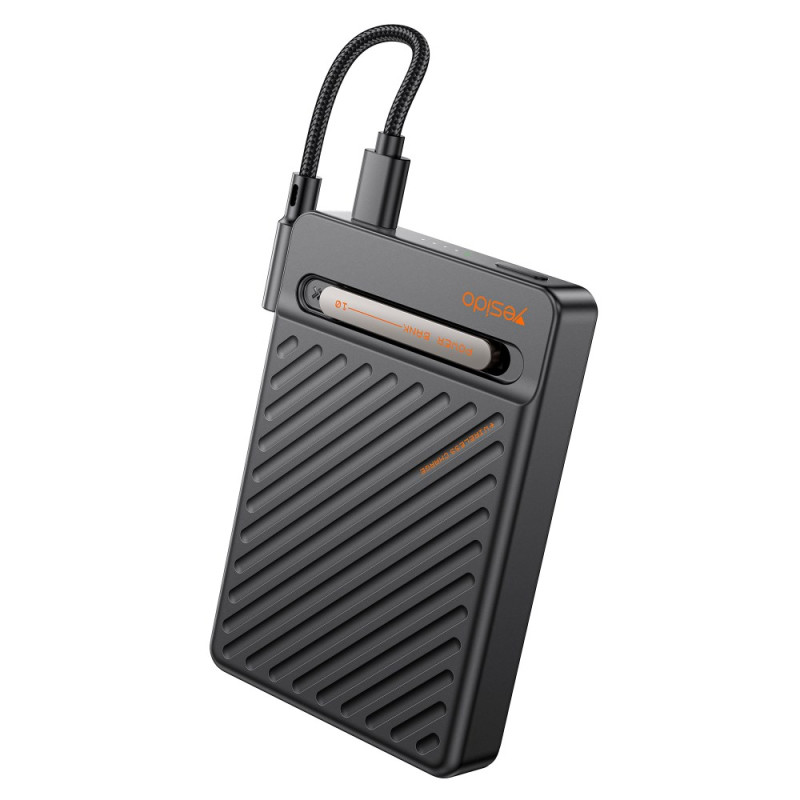 Batterie Externe Magnétique 10000mAh Câble Intégré et Support