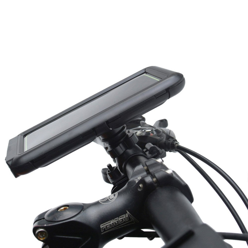 Support Guidon Vélo Étanche Rotatif 360° (Jusqu'à 6.8")
