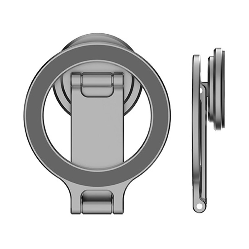 Support Magnétique Pliable pour iPhone avec Fixation Adhésive Voiture
