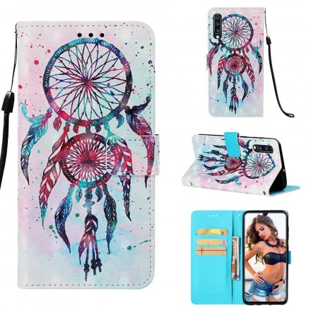 Housse Samsung Galaxy A70 Attrape Rêves Rouge Housse Samsung Galaxy A70 Attrape Rêves Rouge