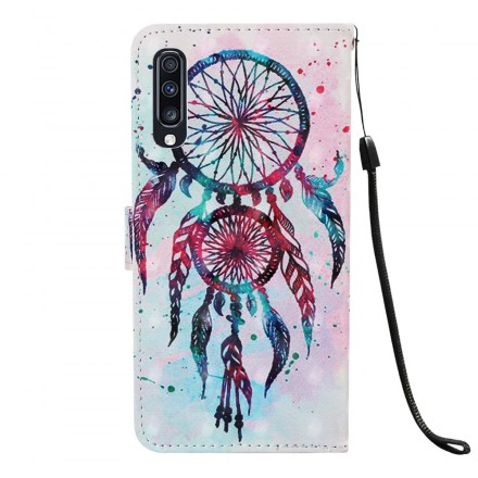 Housse Samsung Galaxy A70 Attrape Rêves Rouge Housse Samsung Galaxy A70 Attrape Rêves Rouge