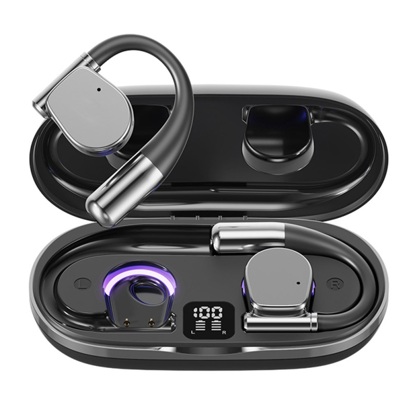 Écouteurs Bluetooth 5.4 Sans Fil à Conduction Ouverte avec Réduction de Bruit