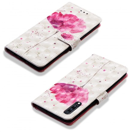 Housse Samsung Galaxy A70 Coquelicot Aquarelle