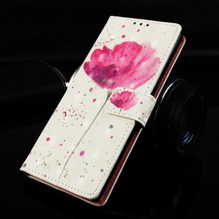 Housse Samsung Galaxy A70 Coquelicot Aquarelle