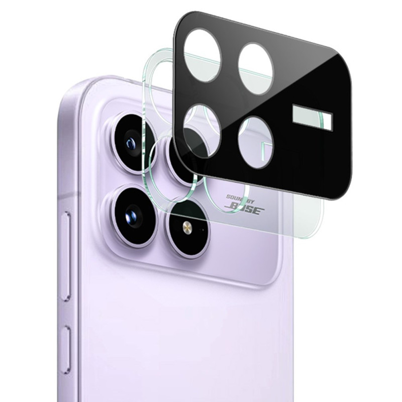 Lentille de Protection en Verre Trempé pour Poco F8 Pro (Version Noire)