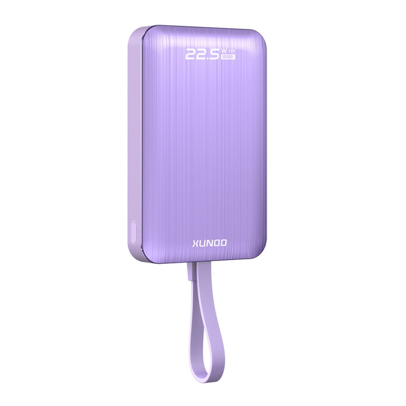 Batterie Externe Magnétique 10000mAh avec Câble Intégré XUNDD