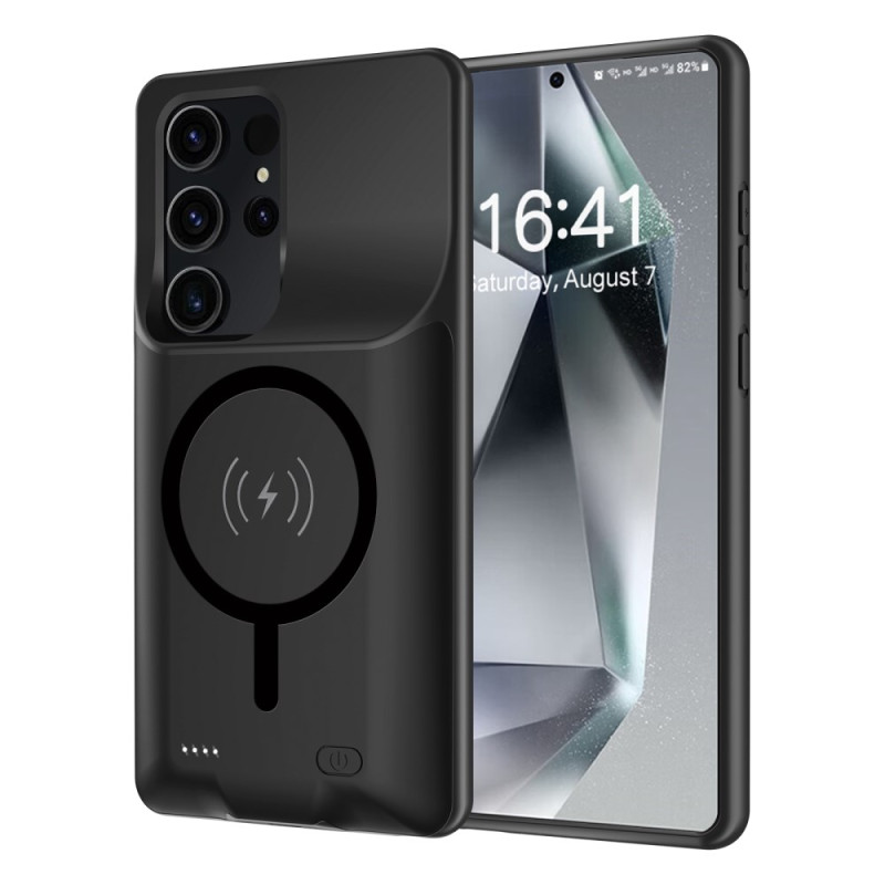 Coque Batterie 10000mAh pour Samsung Galaxy S25 Ultra Chargeur Externe avec Fixation Magnétique