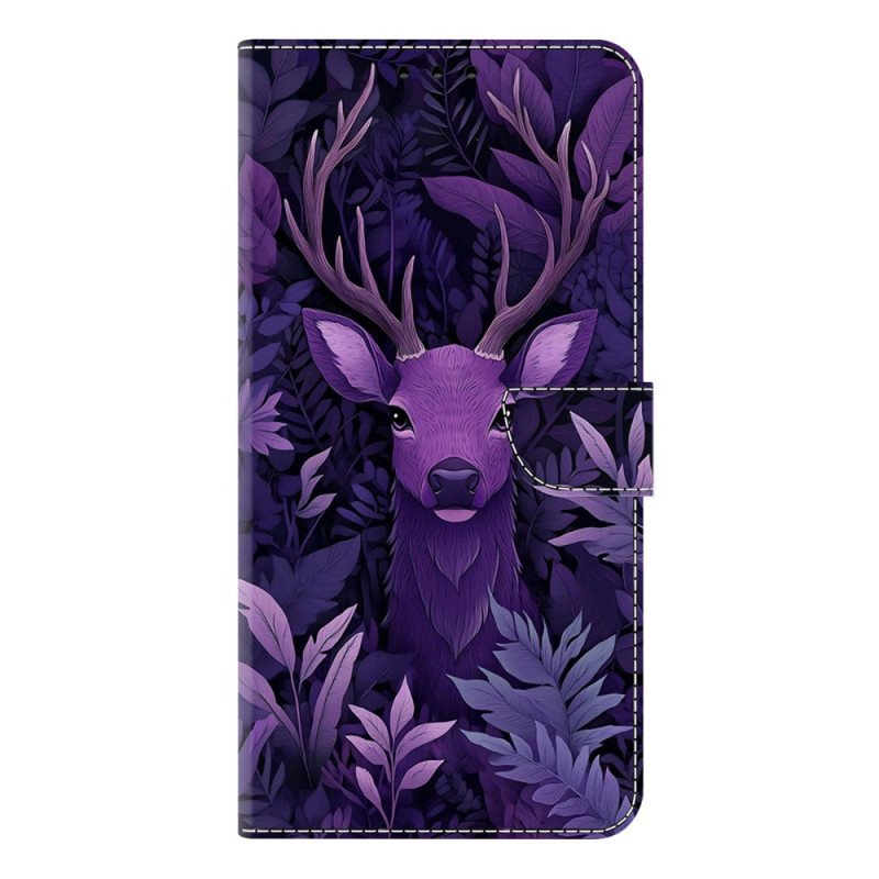 Housse Samsung Galaxy S26 Plus Motif Cerf Violet
