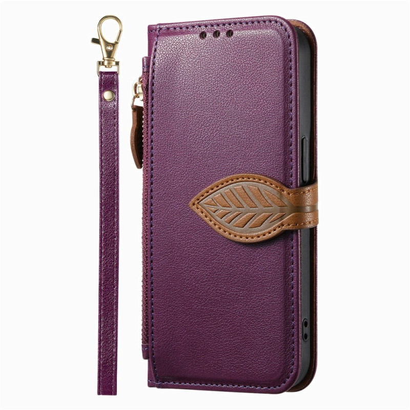 Housse Oppo A6 Pro 5G / 4G Fermoir Feuille