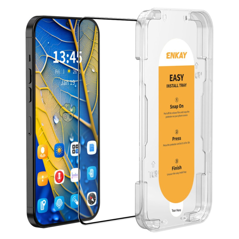 Protection en Verre Trempé pour Écran Xiaomi Poco F4 GT / Poco F3 (cadre d'installation)