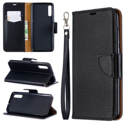 Housse Samsung Galaxy A70 Litchi Rabat Oblique Housse Samsung Galaxy A70 Litchi Rabat Oblique