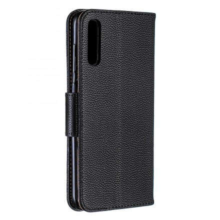 Housse Samsung Galaxy A70 Litchi Rabat Oblique Housse Samsung Galaxy A70 Litchi Rabat Oblique