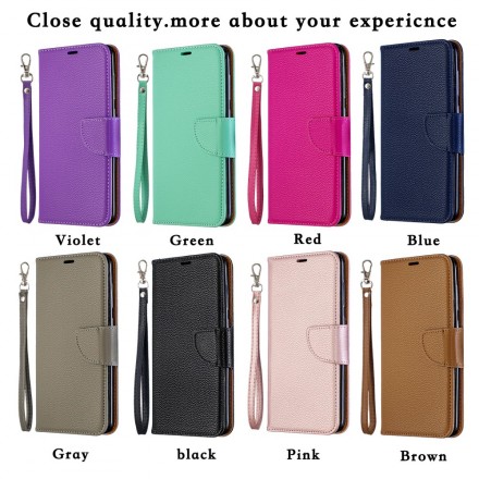 Housse Samsung Galaxy A70 Litchi Rabat Oblique Housse Samsung Galaxy A70 Litchi Rabat Oblique