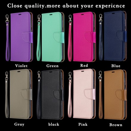 Housse Samsung Galaxy A70 Litchi Rabat Oblique Housse Samsung Galaxy A70 Litchi Rabat Oblique