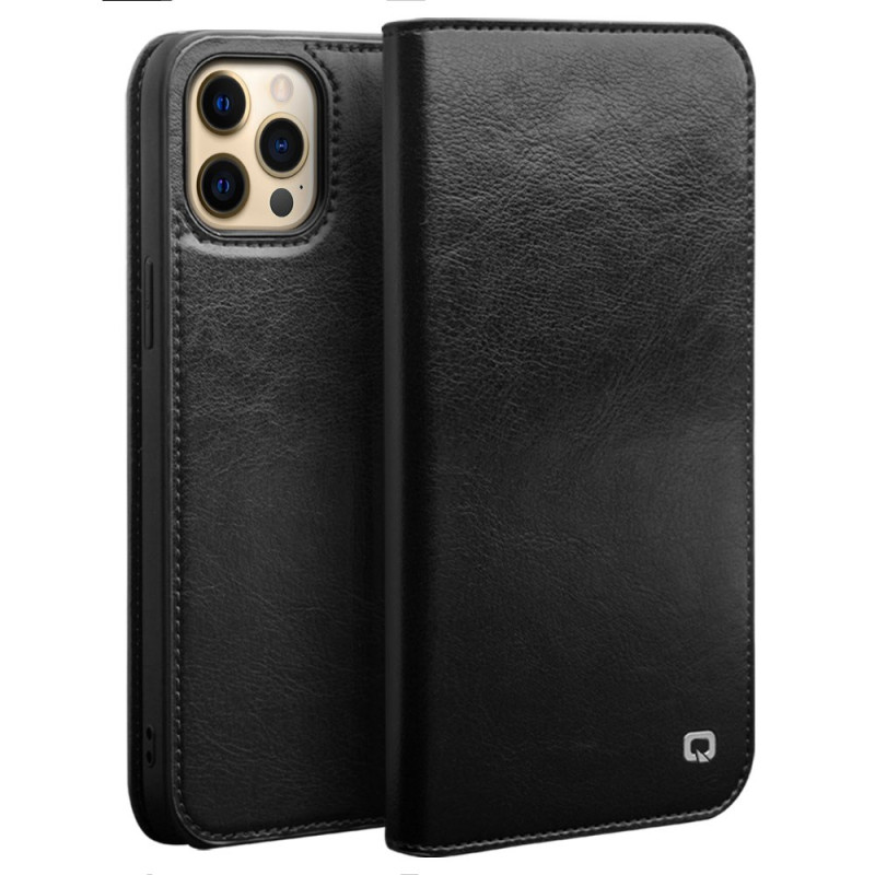 Flip Cover iPhone 13 Pro Cuir QIALINO