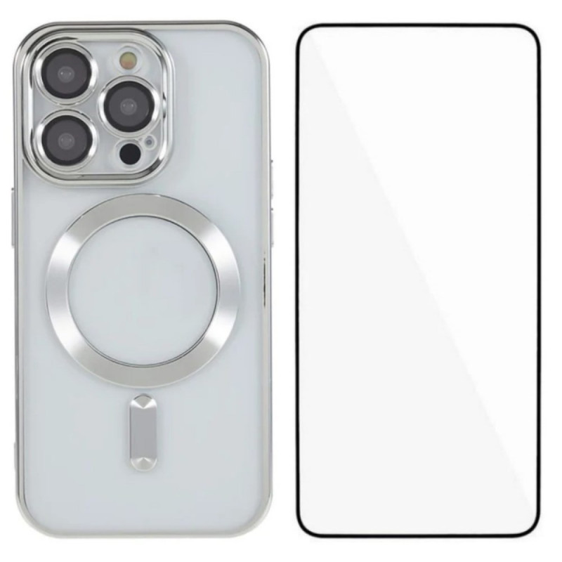 Coque iPhone 13 Pro Max MagSafe Transparente avec Protecteur Écran