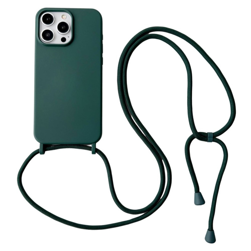 Coque à Cordon iPhone 13 Pro Max Silicone Liquide