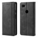  Flip Cover Google Pixel 3A Effet Cuir Vintage Stylisé
