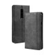  Flip Cover OnePlus 7 Pro Effet Cuir Vintage Stylisé