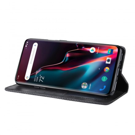 Flip Cover OnePlus 7 Pro Effet Cuir Vintage Stylisé Flip Cover OnePlus 7 Pro Effet Cuir Vintage Stylisé