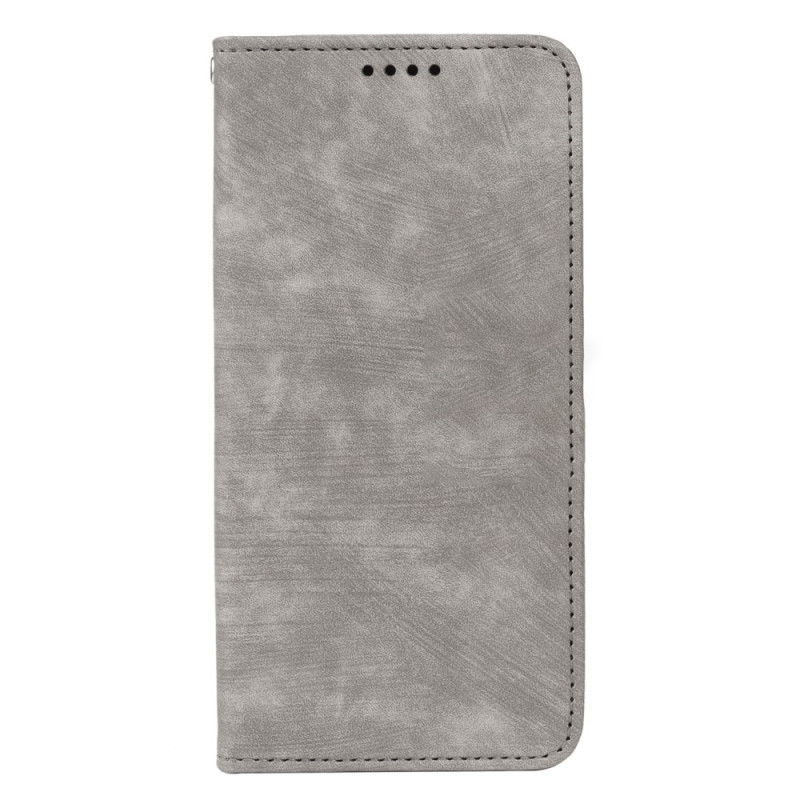Flip Cover Xiaomi Redmi Note 15 Pro 5G Effet Daim Rétro