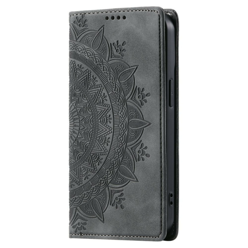 Flip Cover Xiaomi Redmi Note 15 Pro Plus 5G / Poco M8 Pro 5G Effet Daim Mandala