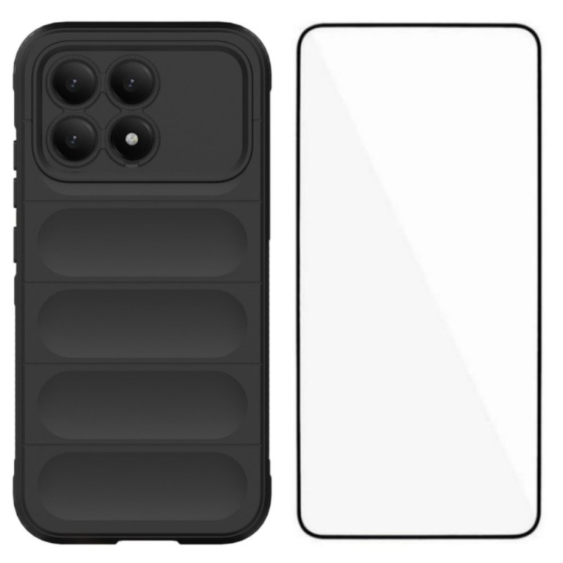 Coque Poco F8 Pro Antidérapante avec Protecteur Écran