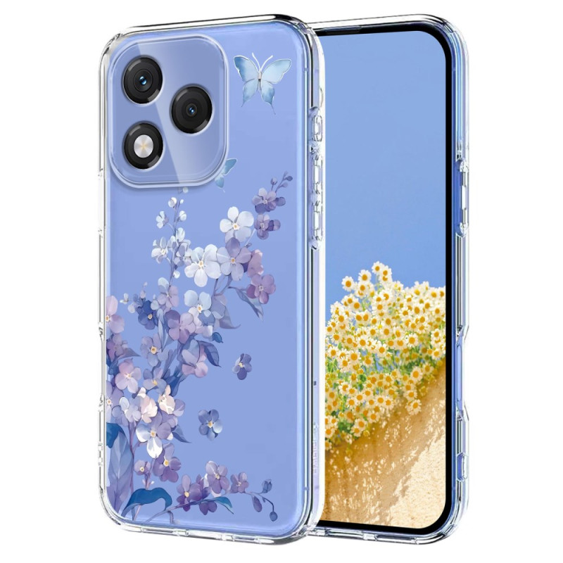Coque Honor 400 Lite Papillon et Fleurs