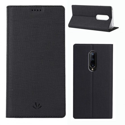 Flip Cover OnePlus 7 Pro Texturée Flip Cover OnePlus 7 Pro Texturée
